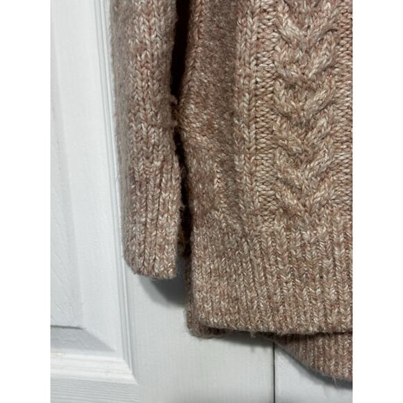 Tommy Hilfiger Womens Sweater Pullover Cable knit Rose Pink XL Comfy Soft - Picture 4 of 8